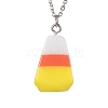 Resin Pendant Necklaces NJEW-JN04845-2