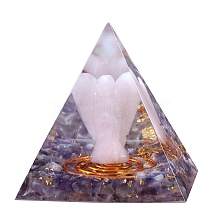 Orgonite Pyramid Resin Energy Generators DJEW-PW0013-45F