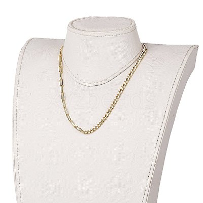 Chain Necklaces NJEW-JN03229-03-1