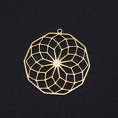 201 Stainless Steel Filigree Charms STAS-T049-T693-2-1