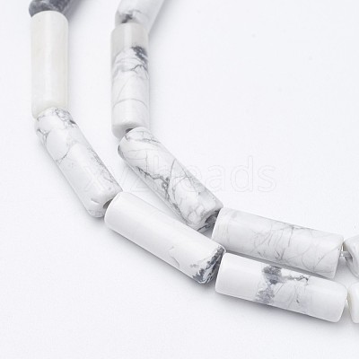 Natural Howlite Bead Strands G-G968-F03-1