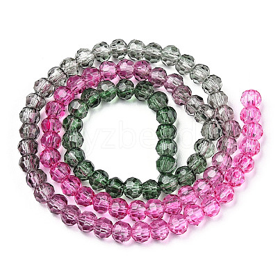 Transparent Glass Beads Strands GLAA-E036-07J-1