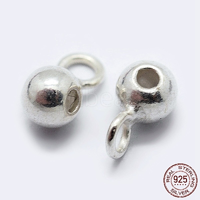 925 Sterling Silver Tube Bails STER-K167-047A-S-1