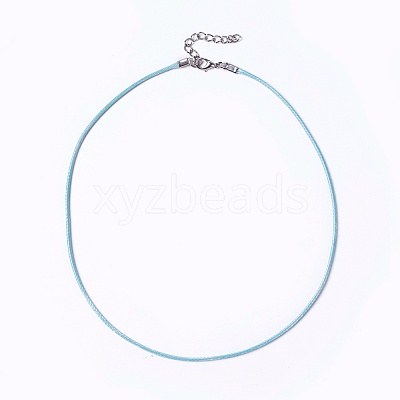 Waxed Cord Necklace Making X-NCOR-T001-M-1