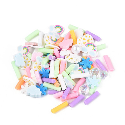 Handmade Polymer Clay Cabochons CLAY-N013-20-1