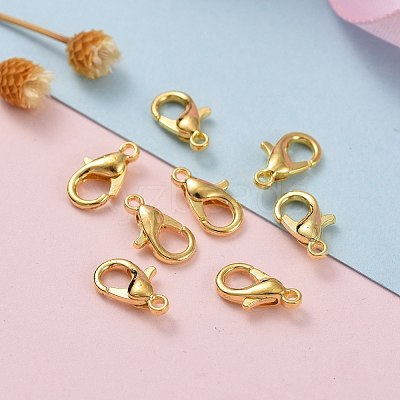 Zinc Alloy Lobster Claw Clasps E103-G-1