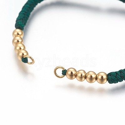Nylon Cord Braided Bead Bracelets Making BJEW-F360-F02-1