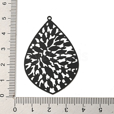 Spray Printed 430 Stainless Steel Pendants X-STAS-P359-01I-1