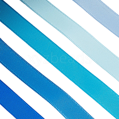 5 Rolls Single Face Polyester Satin Ribbon SRIB-CY0001-38A-1