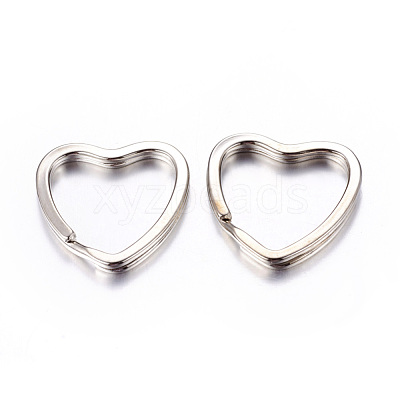 Heart Iron Split Key Rings X-E564-2-1