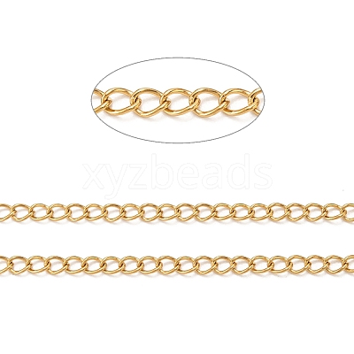 Ion Plating(IP) 304 Stainless Steel Twisted Chains CHS-H007-25G-1