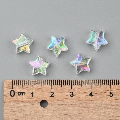 Eco-Friendly Transparent Acrylic Beads PL556-1-1