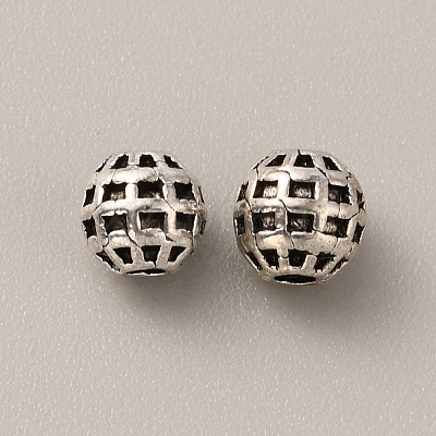 Tibetan Style Alloy Bead FIND-WH0034-46AS-04-1
