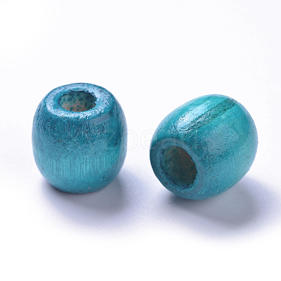 Dyed Natural Maple Wood Beads WOOD-Q007-16mm-06-LF-1