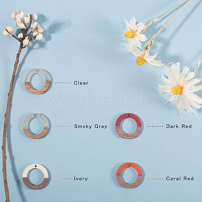 Resin & Wood Pendants RESI-OL0001-10D-1