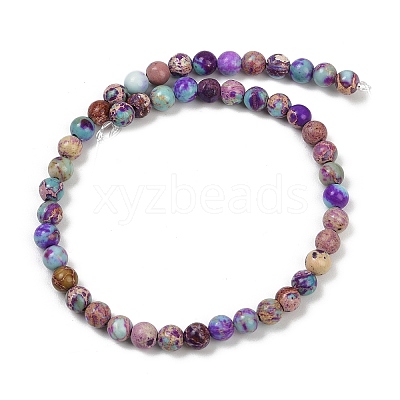Dyed Natural Regalite/Imperial Jasper/Sea Sediment Jasper Beads Strands G-B124-C04-14-1