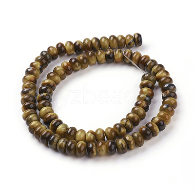 Natural Tiger Eye Beads Strands G-G731-03-8mm-1