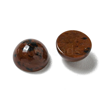 Natural Mahogany Obsidian Cabochons G-Q173-01B-21-1