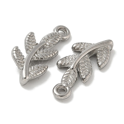 Anti-Tarnish 304 Stainless Steel Pendants STAS-Q334-08P-1