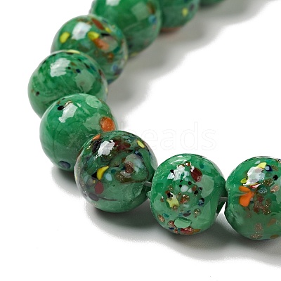 Handmade Lampwork Beads Strand LAMP-C008-02F-1