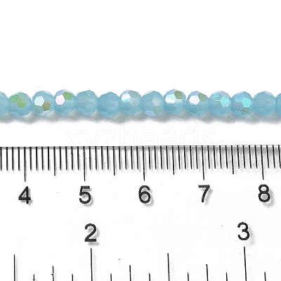 Imitation Jade Glass Beads Strands X-EGLA-A035-J4mm-L04-1