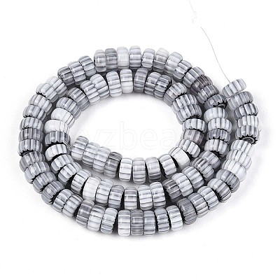 Handmade Millefiori Glass Beads Strands X-LAMP-T021-27B-03-1