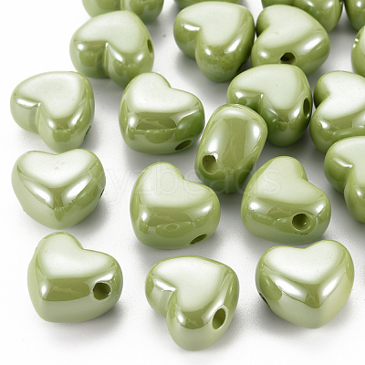 Opaque Acrylic European Beads MACR-S372-03B-83-1