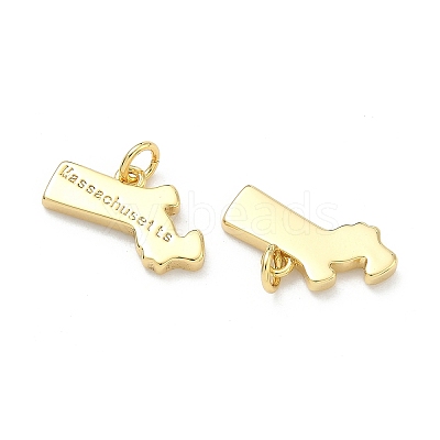 Brass Pendants KK-D229-22K-G-1