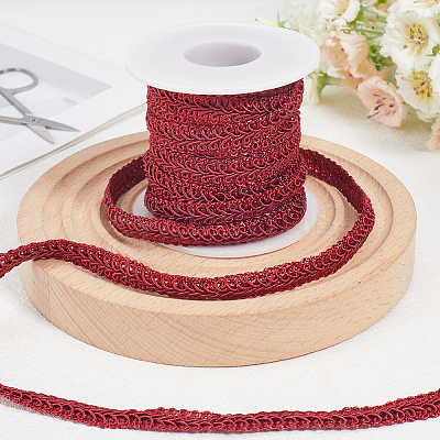 10Yards Polyester Lace Trim Ribbon OCOR-GF0004-83B-1