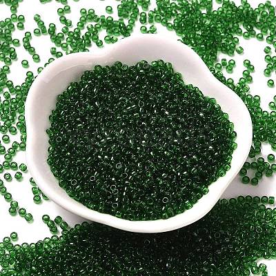 Transparent Colours Glass Round Seed Beads SEED-B001-06A-07-1