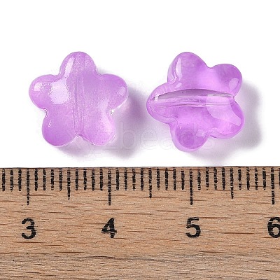 Baking Paint Glass Beads GLAA-S202-10E-1