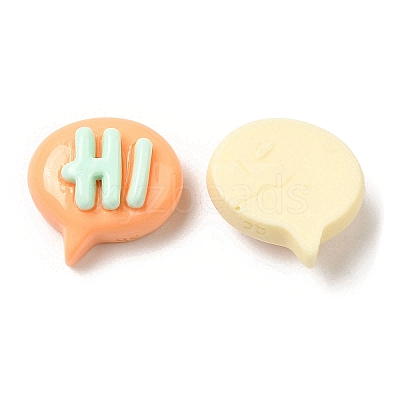 Cartoon Opaque Resin Cabochons RESI-C039-03F-1