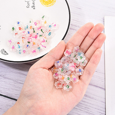 Transparent Clear Acrylic Beads MACR-YW0001-23B-1
