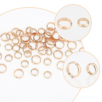60pcs 2 style Brass Bead Frame KK-AR0002-94-1