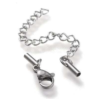 Tarnish Resistant 304 Stainless Steel Curb Chain Extender STAS-K195-29P-016-1