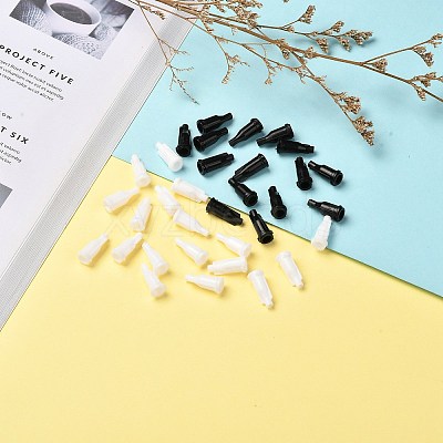 300Pcs 2 Colors Plastic Stopper TOOL-OC0001-36-1