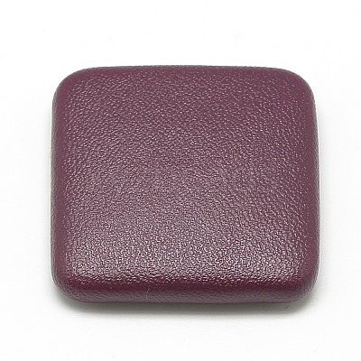 Imitation Leather Cloth Fabric Covered Cabochons WOVE-S084-02C-1