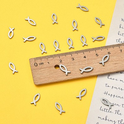 304 Stainless Steel Charms STAS-CJC0008-10P-02-1