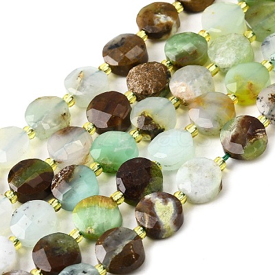 Natural Serpentine Beads Strands G-B094-A33-01-1