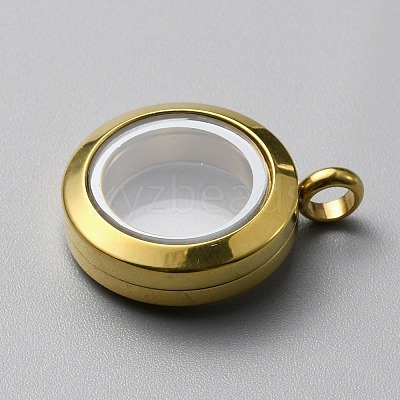 304 Stainless Steel Locket Pendants LS-FIND-WH0032-58A-G-1