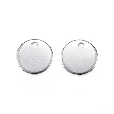 Tarnish Resistant 304 Stainless Steel Charms X-STAS-F039-91-12mm-P-1