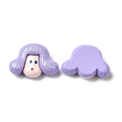 Opaque Resin Cabochons CRES-M017-02A-1