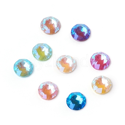 Glass Rhinestone Cabochons RGLA-L024-J07-MI-1