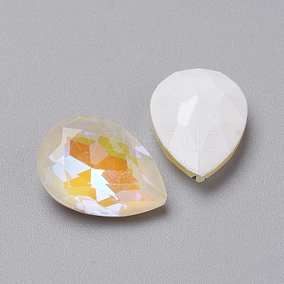 Glass Rhinestone Cabochons RGLA-L024-E03-MI-1