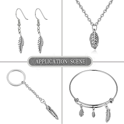 100Pcs 10 Styles Tibetan Style Alloy Pendants TIBEP-CJ0002-99-1