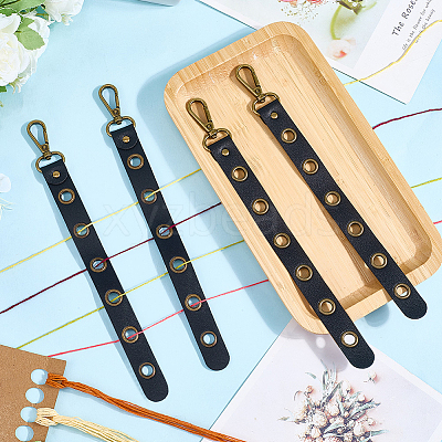 4Pcs Alloy Leather Threader AJEW-CL0005-55B-1
