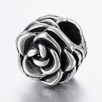 304 Stainless Steel Beads STAS-H446-45AS-1