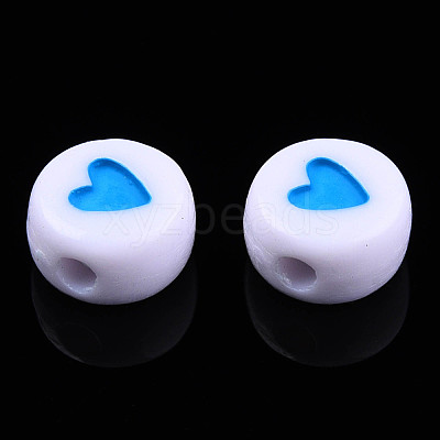 Opaque Acrylic Beads MACR-N008-57H-1