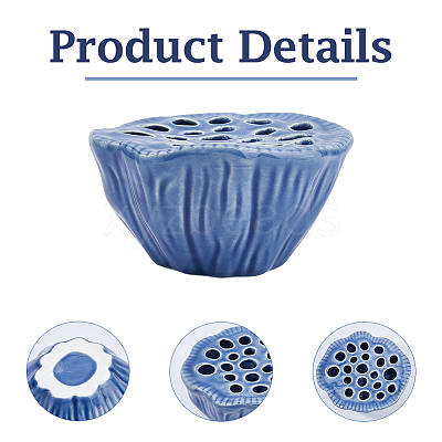 Porcelain Flower Arranger AJEW-WH0709-151A-1
