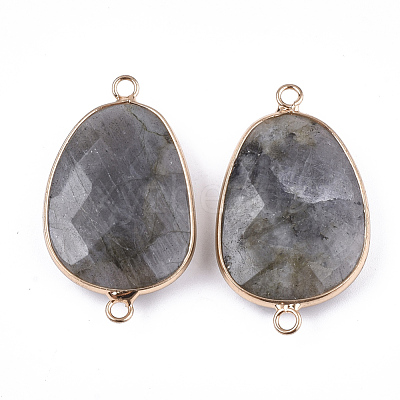 Natural Labradorite Links connectors G-S344-71A-1